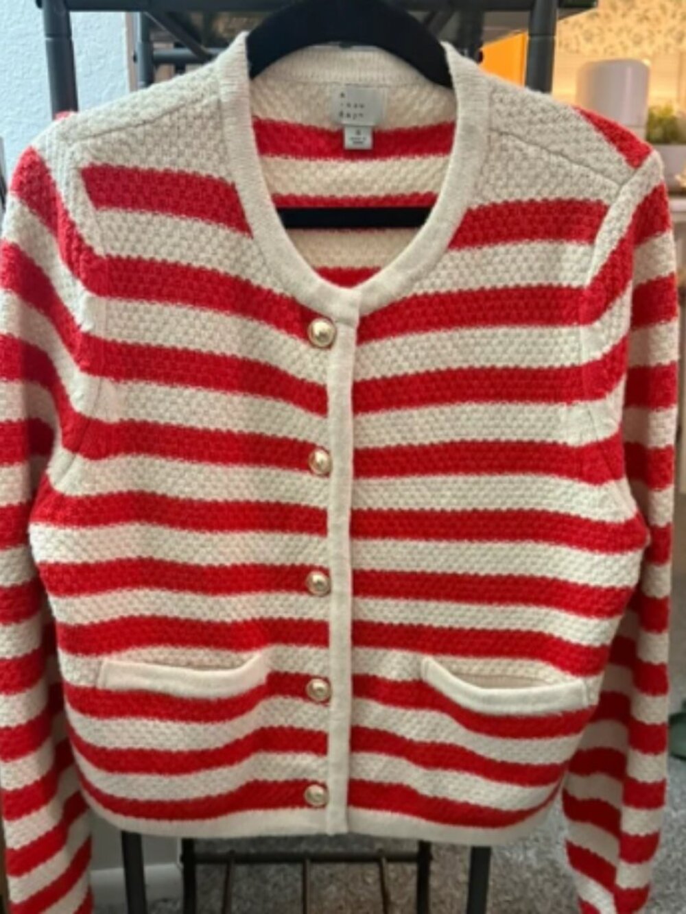 Striped cardigan